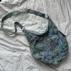 Stylish Blue Patterned Women's Bag